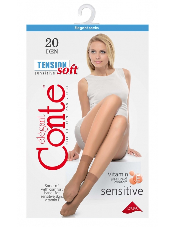 Tension soft 20 panty sok zonder knellende boord